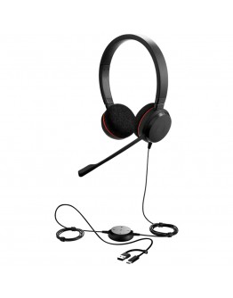 JABRA Evolve 20, Stereo UC, USB C/A adapter