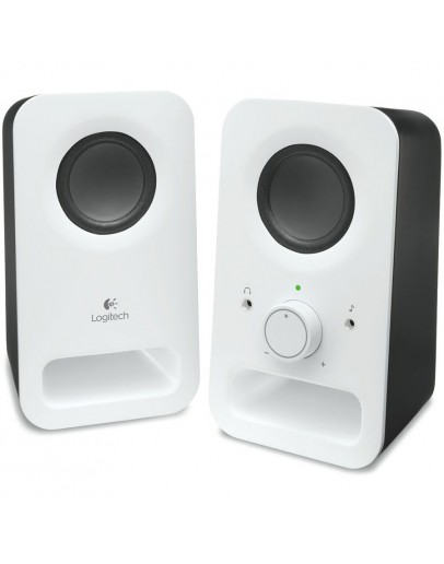 LOGITECH Z150 Stereo Speakers - SNOW WHITE - 3.5