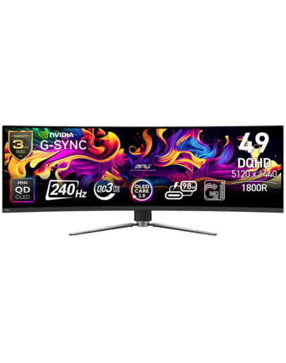 Монитор MSI MPG 491CQPX QD-OLED Gaming Monitor, 49