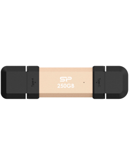 Silicon Power UC3S72 250GB, USB3.2 Gen2,DS72, Gold