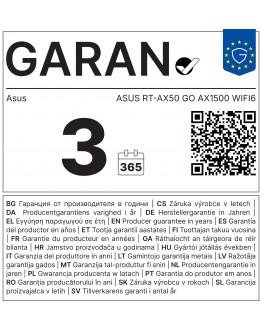 ASUS RT-AX50 GO AX1500 WIFI6