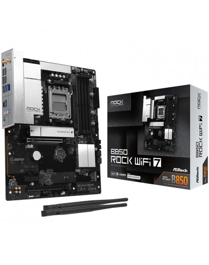 ASROCK MB Desktop B850 Rock WiFi 7, AM5, 4x