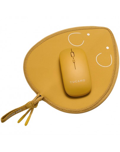 TOPO MOUSE PAD + WIRELESS MOUSE YELLOW