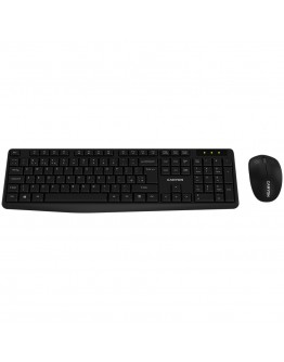 CANYON SET-W01 EN/BG Keyboard+Mouse Wireless Black