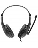 CANYON PC headset HSC-1 PC Mic Flat 2m Black