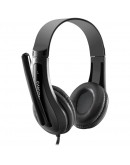 CANYON PC headset HSC-1 PC Mic Flat 2m Black