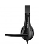 CANYON PC headset HSC-1 PC Mic Flat 2m Black