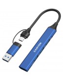 CANYON hub DS-02 4in1 USB-A/C Blue