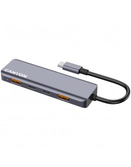 CANYON hub DS-18 5in1 USB-C Grey