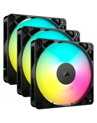 CORSAIR RS120 ARGB, 120mm ARGB Fan, Triple Pack