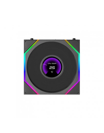 Lian Li вентилатор Fan 120mm - UNI FAN TL LCD FLEX - Black, Reverse