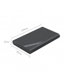 Orico външна кутия за диск Storage - Case - 2.5 inch TYPE C Black - 2521C3-BK
