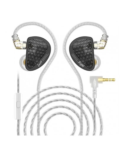 KZ професионални слушалки Hi-Fi In-Ear-Monitors - AS16 PRO - Mic, Black