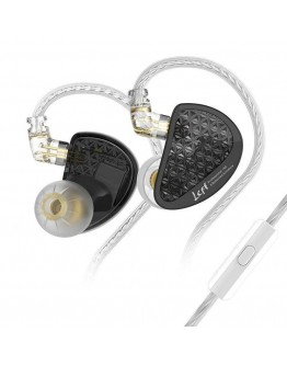 KZ професионални слушалки Hi-Fi In-Ear-Monitors - AS16 PRO - Mic, Black