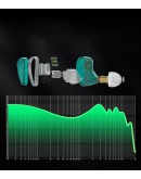 KZ професионални слушалки Hi-Fi In-Ear-Monitors - AS16 PRO - Mic, Black