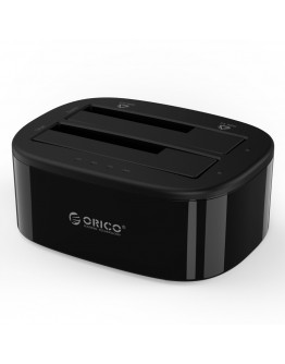 Orico докинг станция Storage - HDD/SSD Dock - 2 BAY Clone 2.5/3.5 USB3.0 - 6228US3-C
