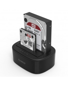 Orico докинг станция Storage - HDD/SSD Dock - 2 BAY Clone 2.5/3.5 USB3.0 - 6228US3-C