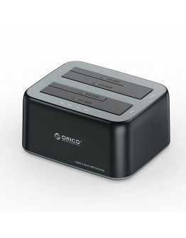 Orico докинг станция Storage - HDD/SSD Dock - 2 BAY 2.5/3.5 USB-C/USB-A - 6829C3-V1