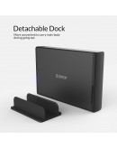 Orico кутия за диск Storage - Case - 3.5 inch Vertical, USB3.0, Power adapter, UASP, black - 7688U3-BK