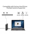 Orico кутия за диск Storage - Case - 3.5 inch Vertical, USB3.0, Power adapter, UASP, black - 7688U3-BK