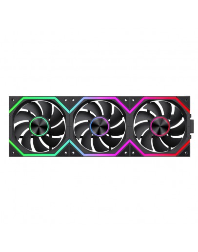 Gamemax Комплект вентилатори Fan Pack 3-in-1 3x120mm - FN12A-N2 WL - Daisy-Chain, A-RGB