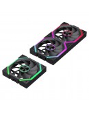 Gamemax Комплект вентилатори Fan Pack 3-in-1 3x120mm - FN12A-N2 WL - Daisy-Chain, A-RGB