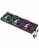 Gamemax Комплект вентилатори Fan Pack 3-in-1 3x120mm - FN12A-N2 WL - Daisy-Chain, A-RGB