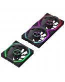 Gamemax Комплект вентилатори Fan Pack 3-in-1 3x120mm - FN12A-N2 WL-R - Reverse, Daisy-Chain, A-RGB