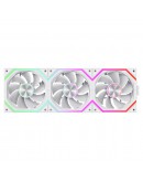 Gamemax Комплект вентилатори Fan Pack 3-in-1 3x120mm - FN12A-N2 WL-RW - Reverse, Daisy-Chain, A-RGB, White