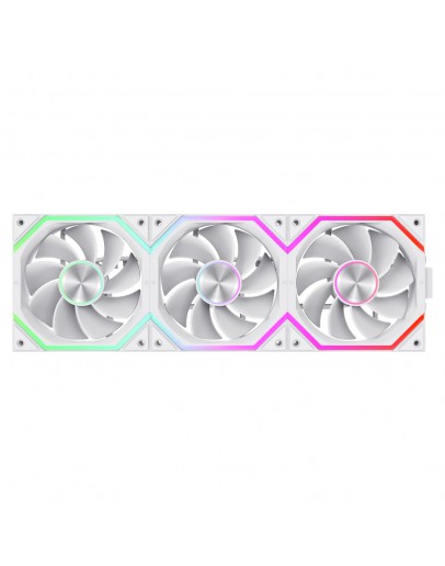 Gamemax Комплект вентилатори Fan Pack 3-in-1 3x120mm - FN12A-N2 WL-RW - Reverse, Daisy-Chain, A-RGB, White