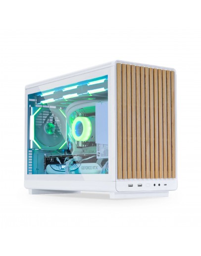 Lian Li кутия Case mATX - DAN Cases A3 Wood - White
