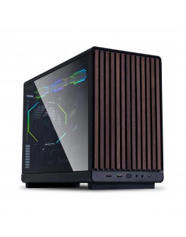 Lian Li кутия Case mATX - DAN Cases A3 Wood - Black