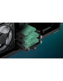 Arctic кутия Case E-ATX - Xtender VG (Black) - PCIe Gen 4 riser included, 5 A-RGB Fans included