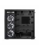 Arctic кутия Case E-ATX - Xtender VG (Black) - PCIe Gen 4 riser included, 5 A-RGB Fans included