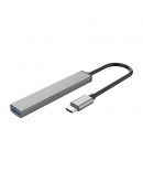 Orico хъб USB3.0/2.0 HUB 4 port - Type-C input - AH-13-GY