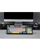 Ajazz геймърска механична клавиатура Wireless Gaming Mechanical Keyboard AK980 V2 - Maillard Switch [Linear] (English US), Purple, White