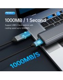 Orico външна кутия за диск Storage - Case - M.2 NVMe M-key 10 Gbps, Aluminium - AM2C3-G2-GY
