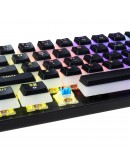 White Shark геймърска механична клавиатура Gaming Mechanical Keyboard ASHIKO 2 - Blue Switches (English US), Black
