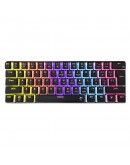 White Shark геймърска механична клавиатура Gaming Mechanical Keyboard ASHIKO 2 - Red Switches (English US), Black