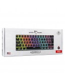 White Shark геймърска механична клавиатура Gaming Mechanical Keyboard ASHIKO 2 - Red Switches (English US), Black
