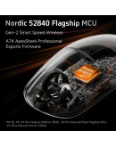 ATK професионална геймърска мишка Wireless Gaming Mouse A9 Pro Max 2.0 Tri-mode Nearlink - 8K, White