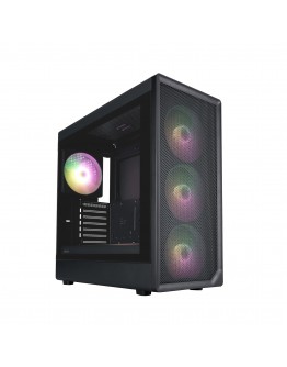 1stPlayer кутия Case ATX - AU8 Black - 4 x 140 mm A-RGB fans included, USB-C