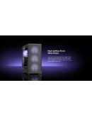 1stPlayer кутия Case ATX - AU8 Black - 4 x 140 mm A-RGB fans included, USB-C