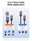 Orico външна кутия за диск Storage - Case - M.2 NVMe M-key 10 Gbps, Silicone Protective Case, USB-C/A - AXM2-G2-V1-GY