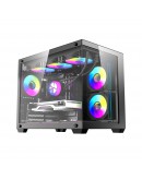 Darkflash кутия Case mATX - B275 PRO Black - 6 x 120 mm Infinity Mirror A-RGB