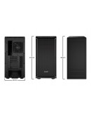 be quiet! кутия Case ATX - Pure Base 600 Silver