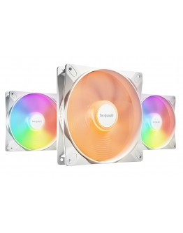 be quiet! комплект вентилатори Fan Pack 3-in-1 3 x 140mm - LIGHT WINGS LX 140mm PWM high-speed White Triple-Pack