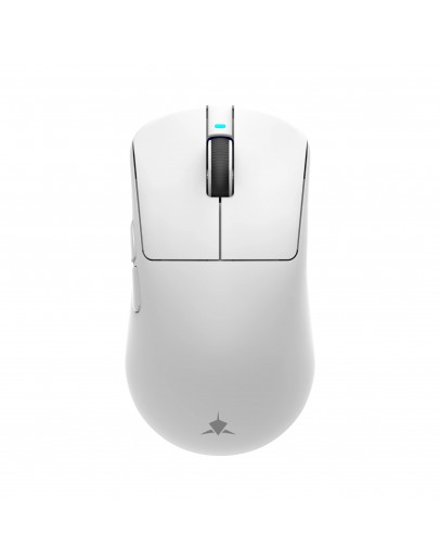 White Shark професионална геймърска мишка Wireless Gaming Mouse BORS - 12000dpi, 1000Hz, Bluetooth, White