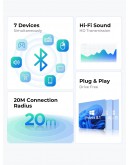 Orico блутут адаптер Bluetooth 5.3 USB adapter, black - BTA-53-BK