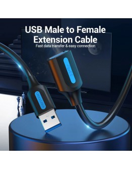 Vention Кабел USB 3.0  Extension AM / AF - 1.0M Black - CBHBF